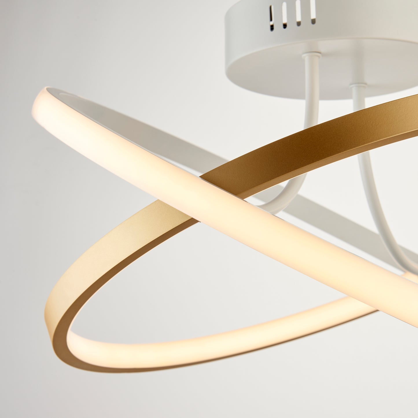 LED Duo Semi Flush Light