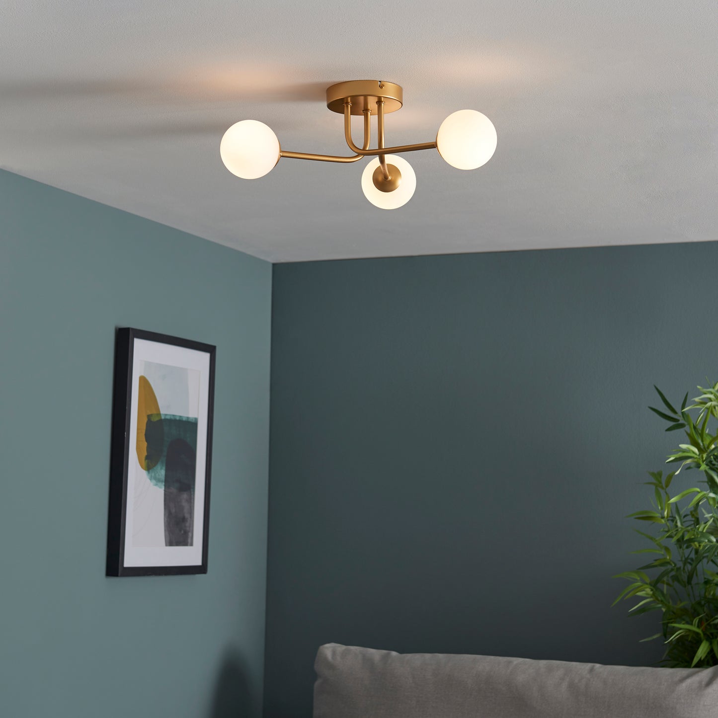 Ranger Semi Flush Light